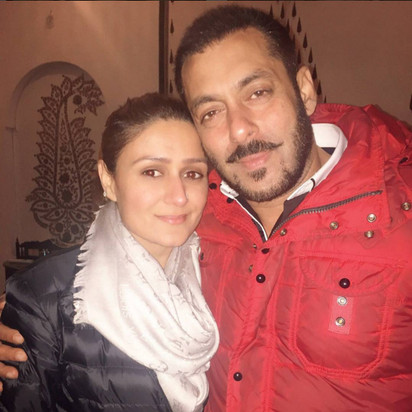 Salman Khan and Amrita Kak