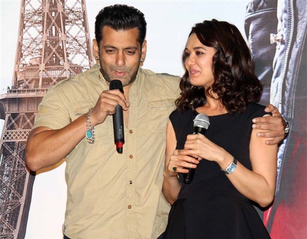 Salman Khan with Preity Zinta