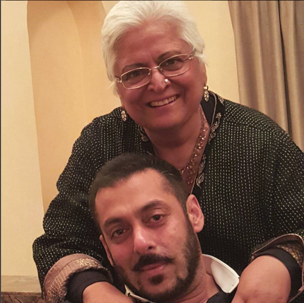 Salman Khan with Bina Kak