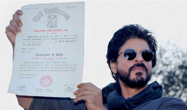 Shah Rukh Khan receives degree after 28 years