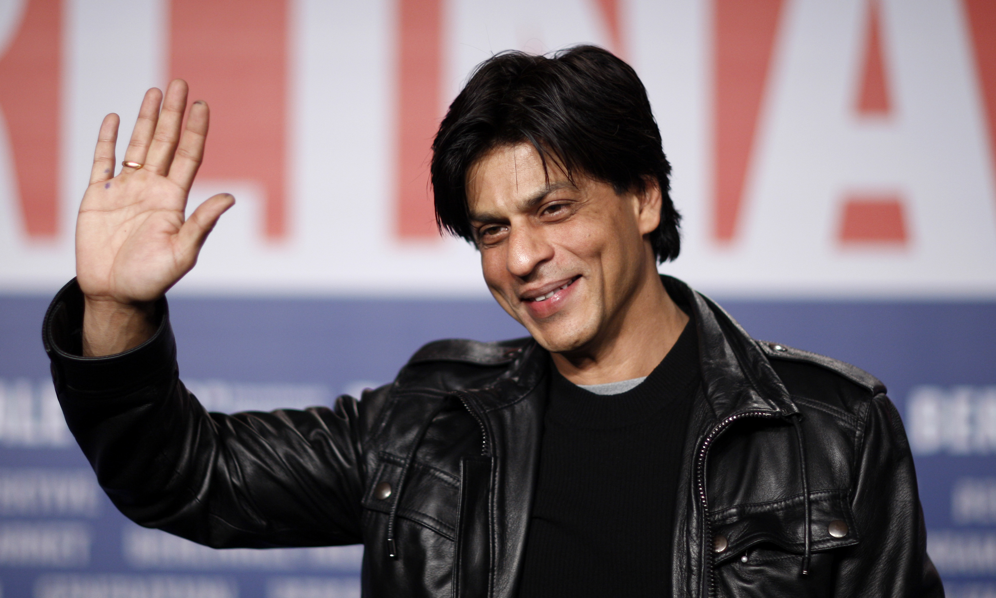Shah Rukh Khan in black