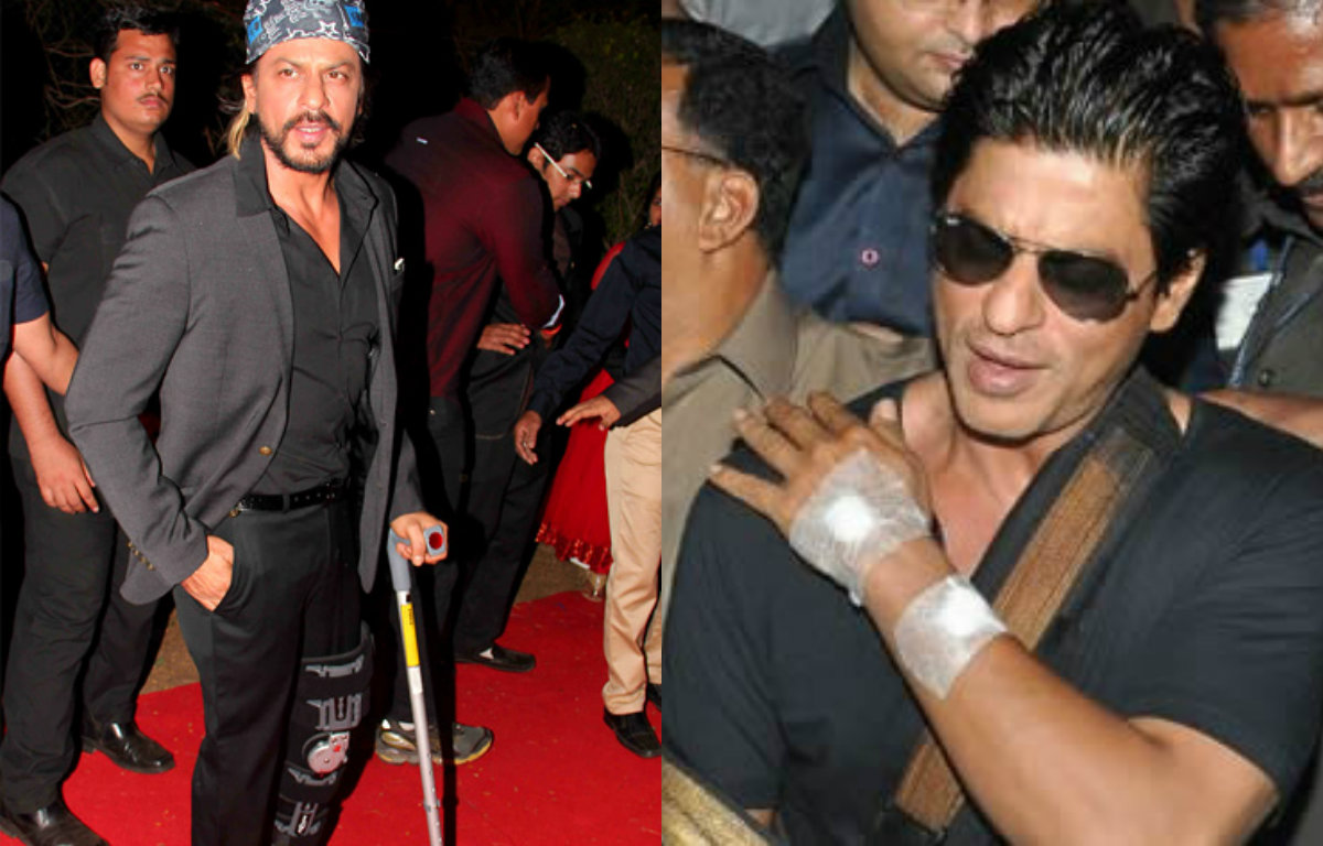 Shah Rukh Khan injury