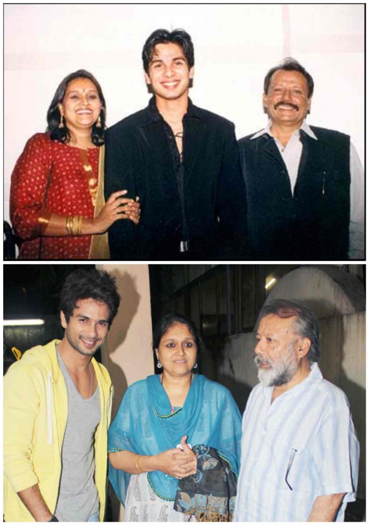 Shahid Kapoor, Pankaj Kapoor & Supria Pathak
