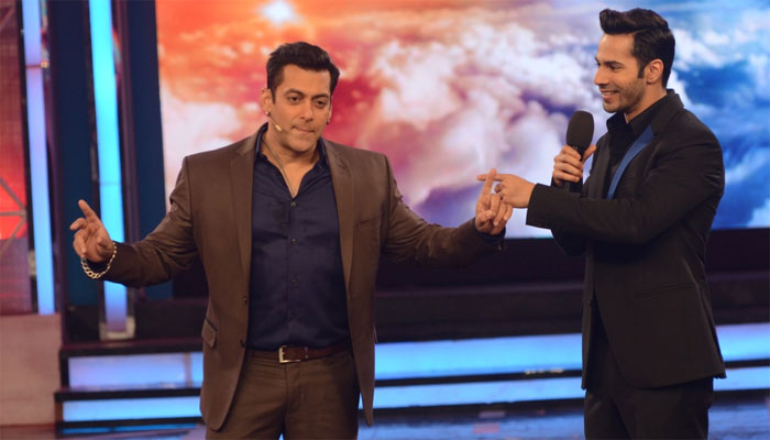 Varun Dhawan and Salman Khan on Bigg Boss