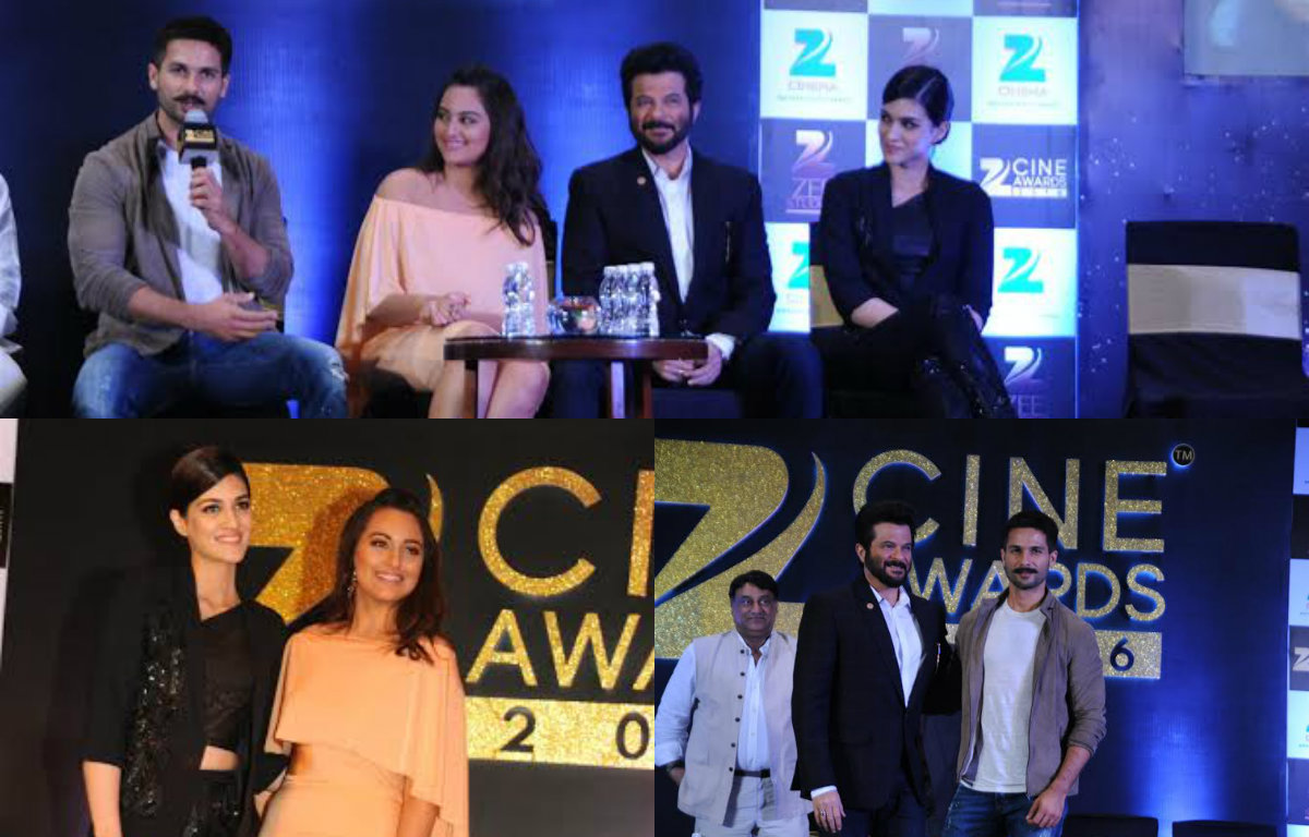 Zee Cine Awards Conference with celebrities