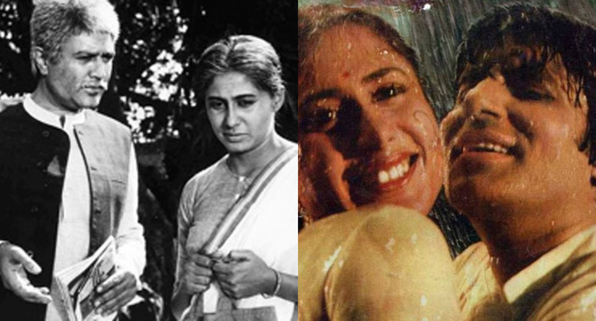 Smita Patil with Amitabh Bachchan and Rajesh Khanna