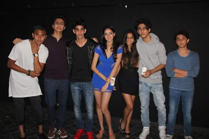 Aryan & Suhana Khan partying