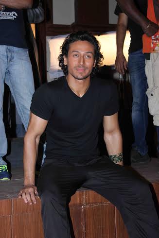 Media interaction with Tiger Shroff on the sets of 'Baaghi'