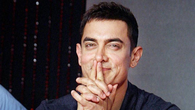 Aamir Khan smiling