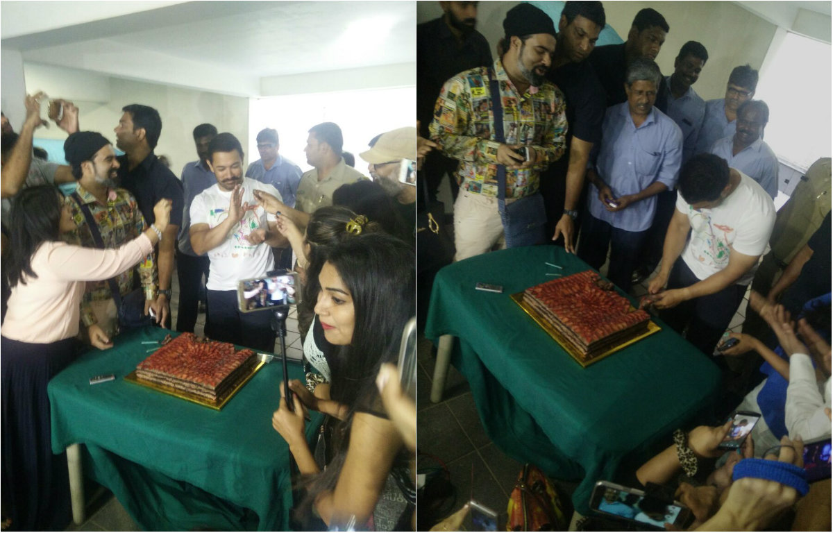 Aamir Khan's birthday celebration