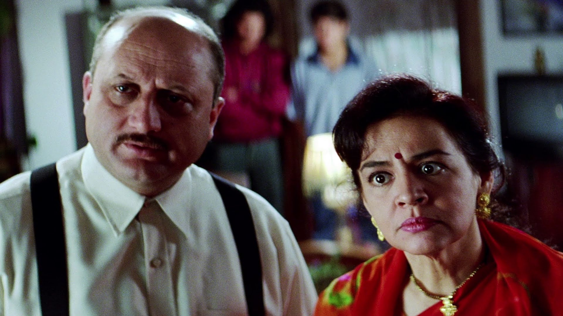 Anupam Kher and Farida Jalal in 'Kya Kehna'