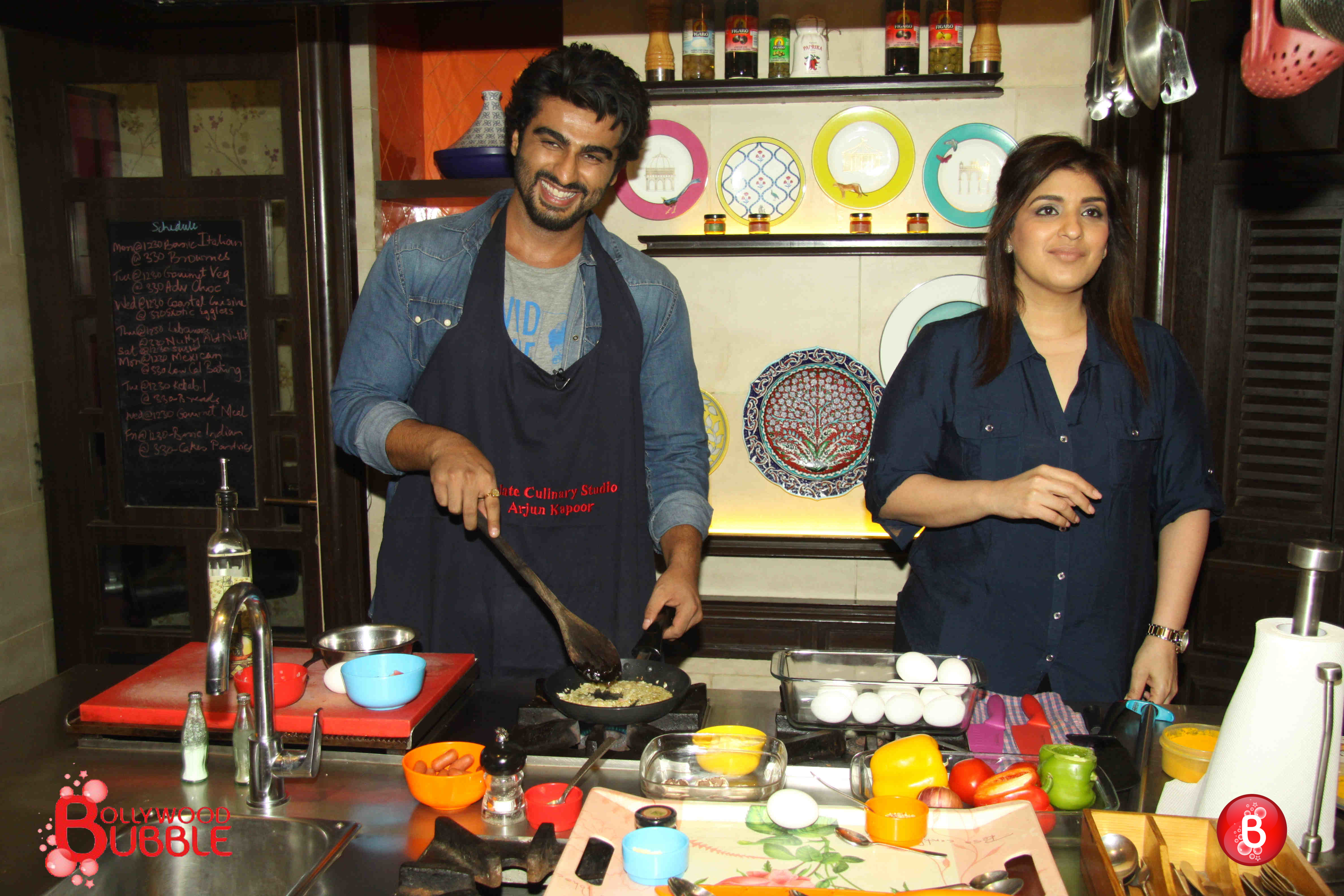 Arjun Kapoor at promotions of his upcoming movie 'Ki & Ka'