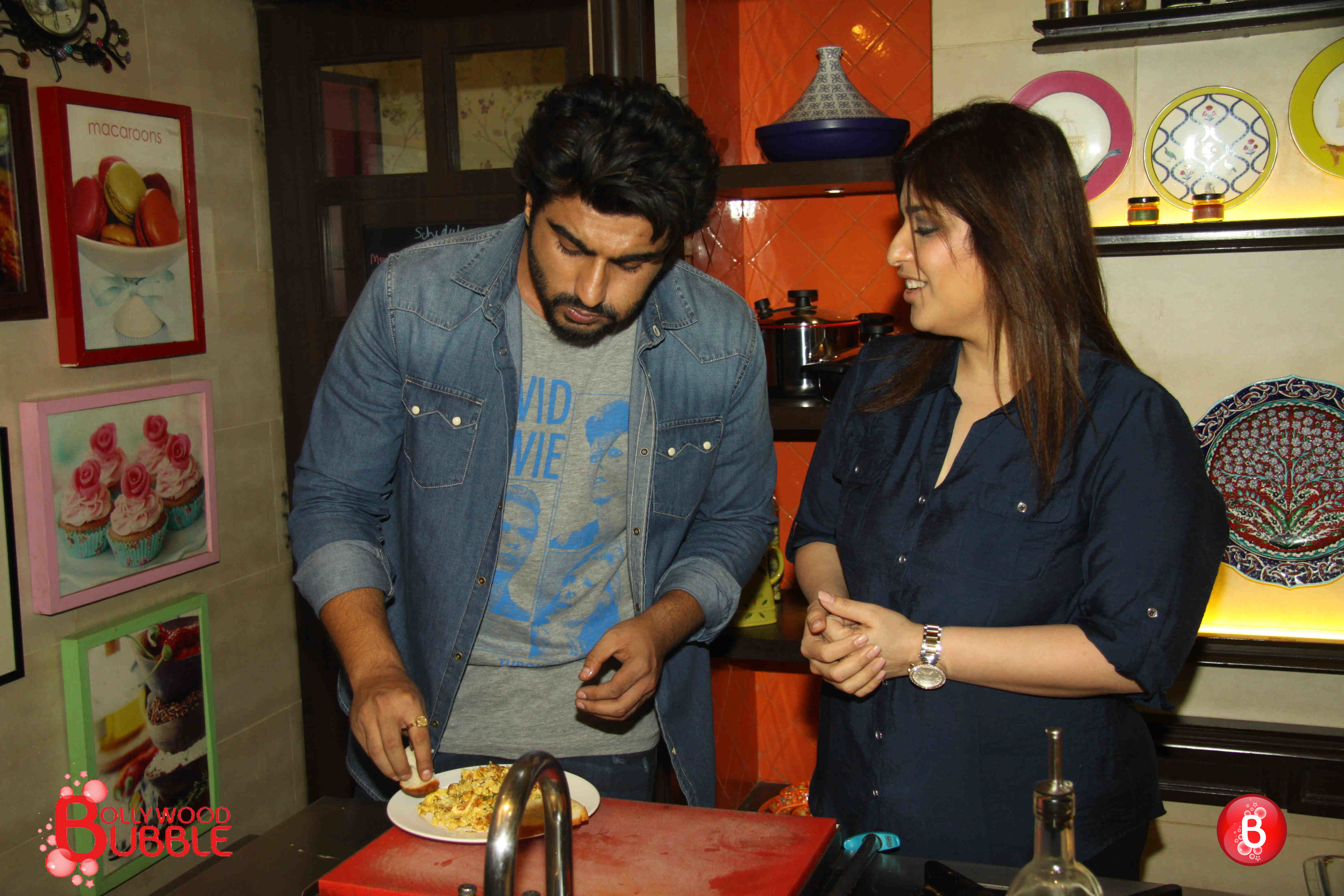 Arjun Kapoor at promotions of his upcoming movie 'Ki & Ka'