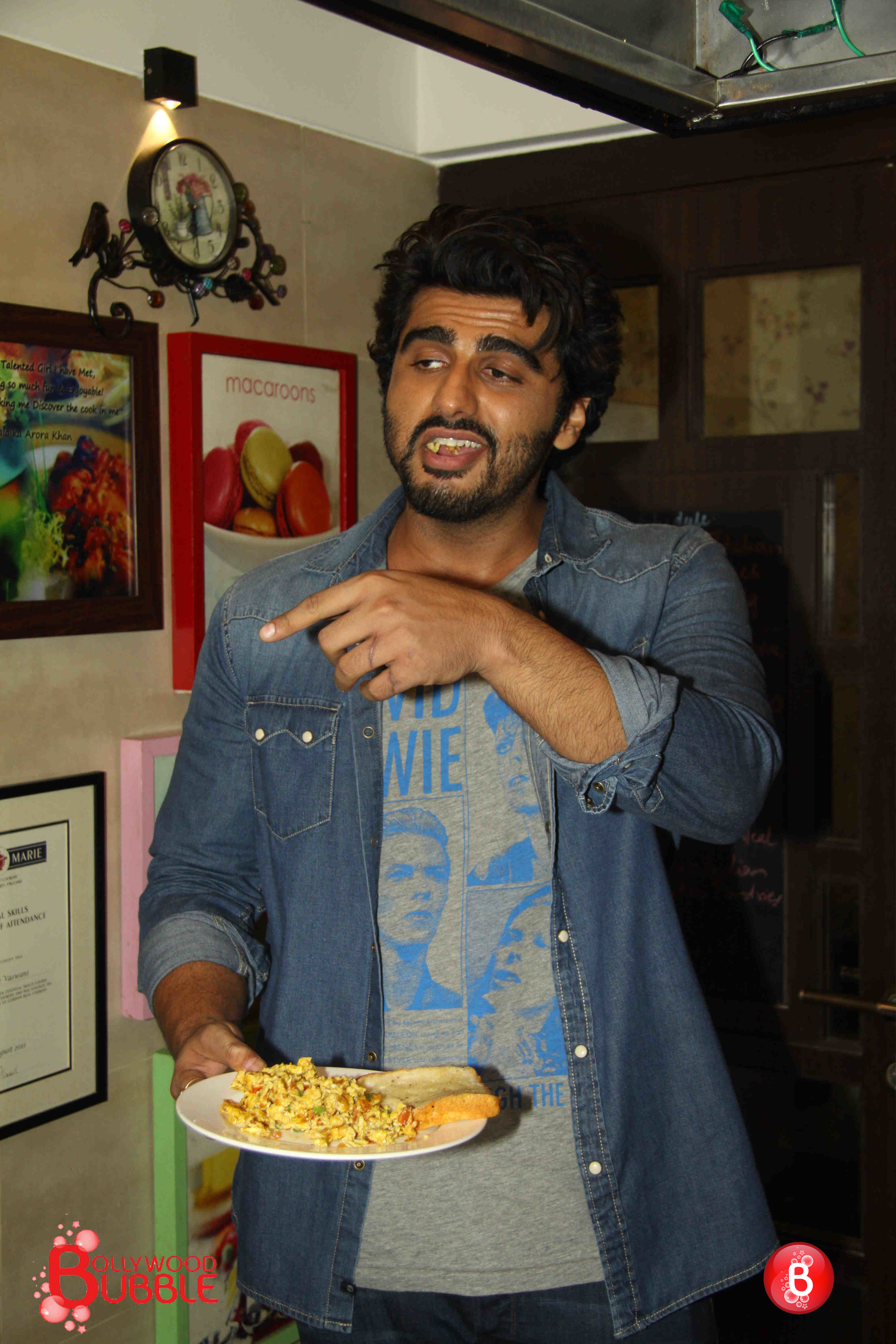 Arjun Kapoor at promotions of his upcoming movie 'Ki & Ka'