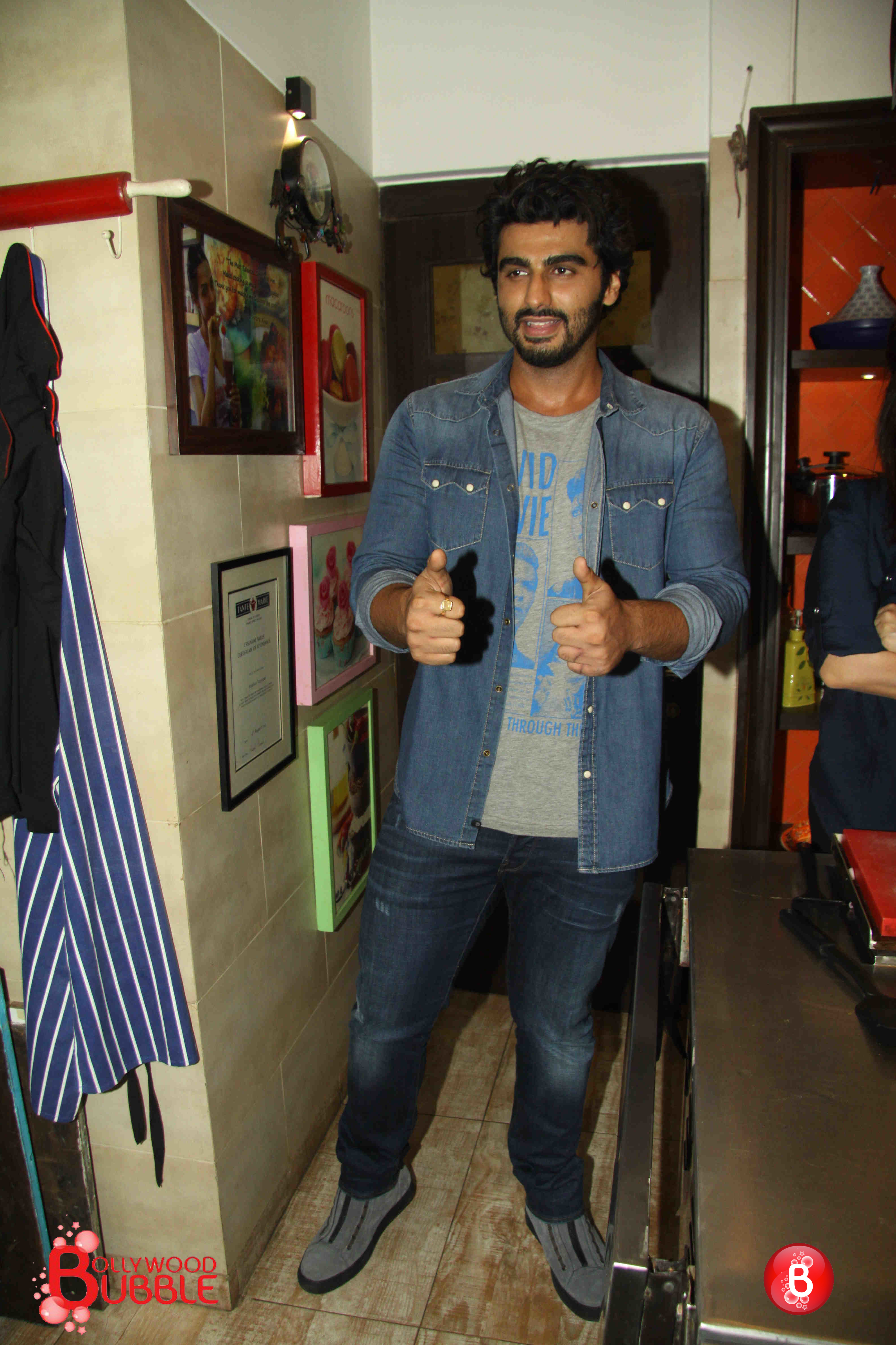 Arjun Kapoor at promotions of his upcoming movie 'Ki & Ka'