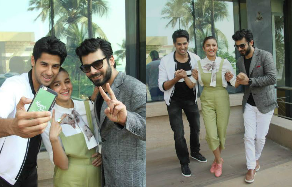 Lead Stars at Promotions of 'Kapoor & Sons'