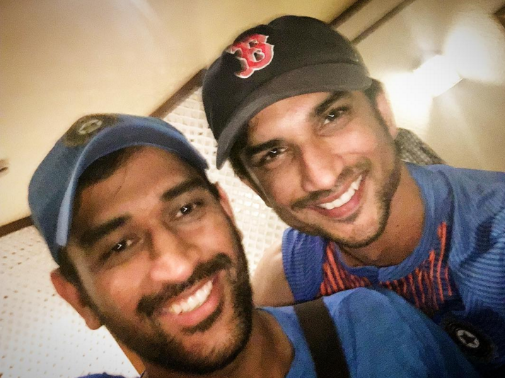 MS Dhoni and Sushant Singh Rajput