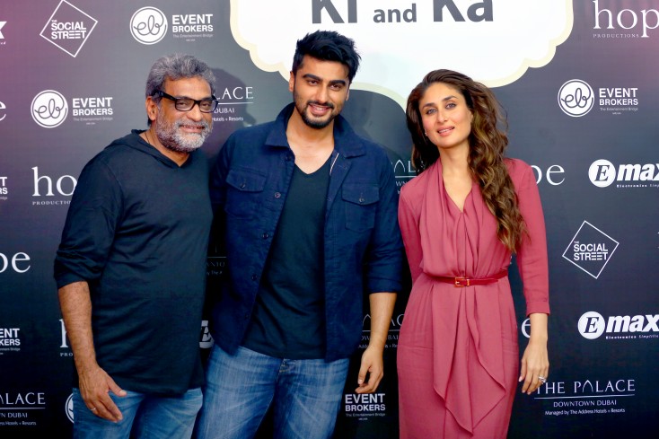 R Balki, Arjun Kapoor and Kareena Kapoor