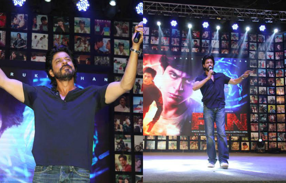 Shah Rukh Khan at Trailer launch event of movie 'Fan'