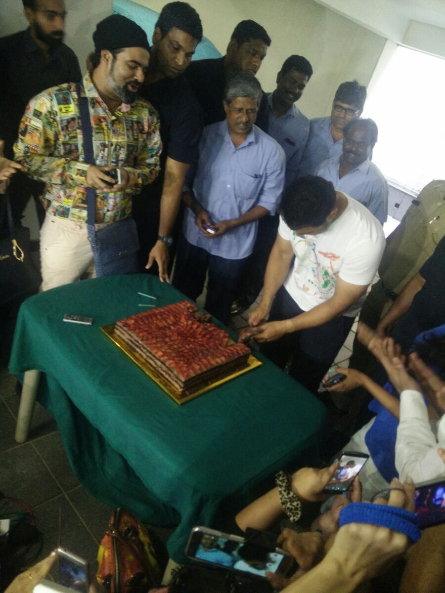 Aamir Khan in his birthday celebration