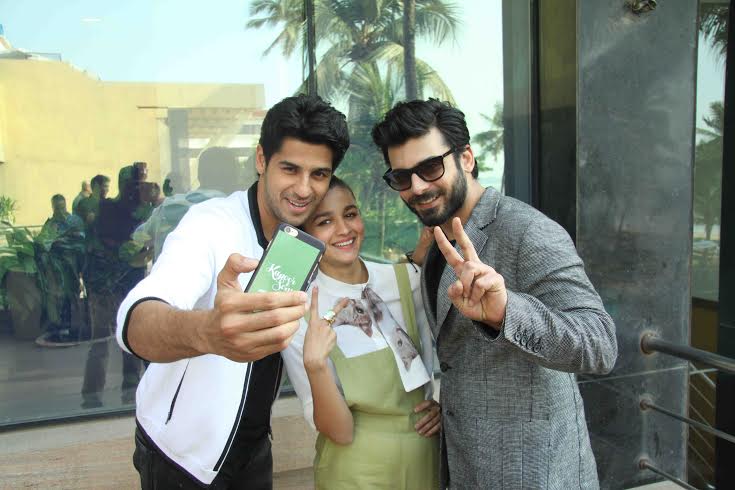 Lead Stars at Promotions of 'Kapoor & Sons'