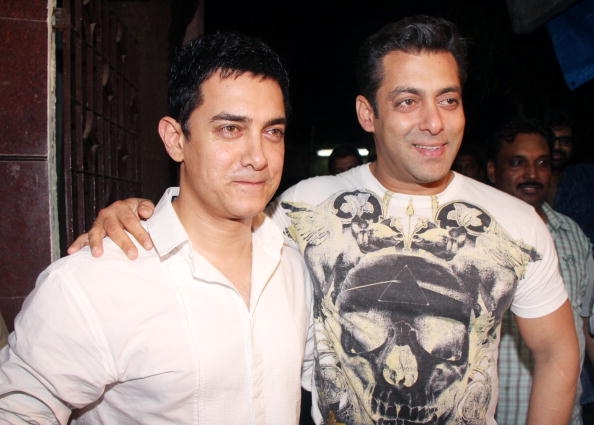 Aamir Khan with Salman Khan