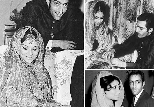 Sharmila Tagore & Nawab Pataudi wedding