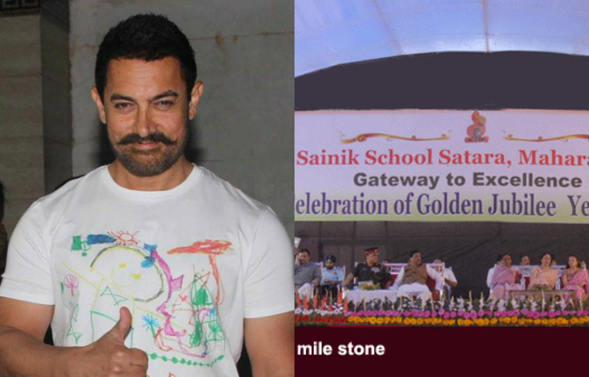 Aamir Khan, sainik schol