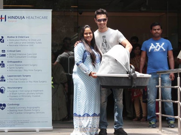 Arpita Khan and Aayush Sharma with baby Ahil