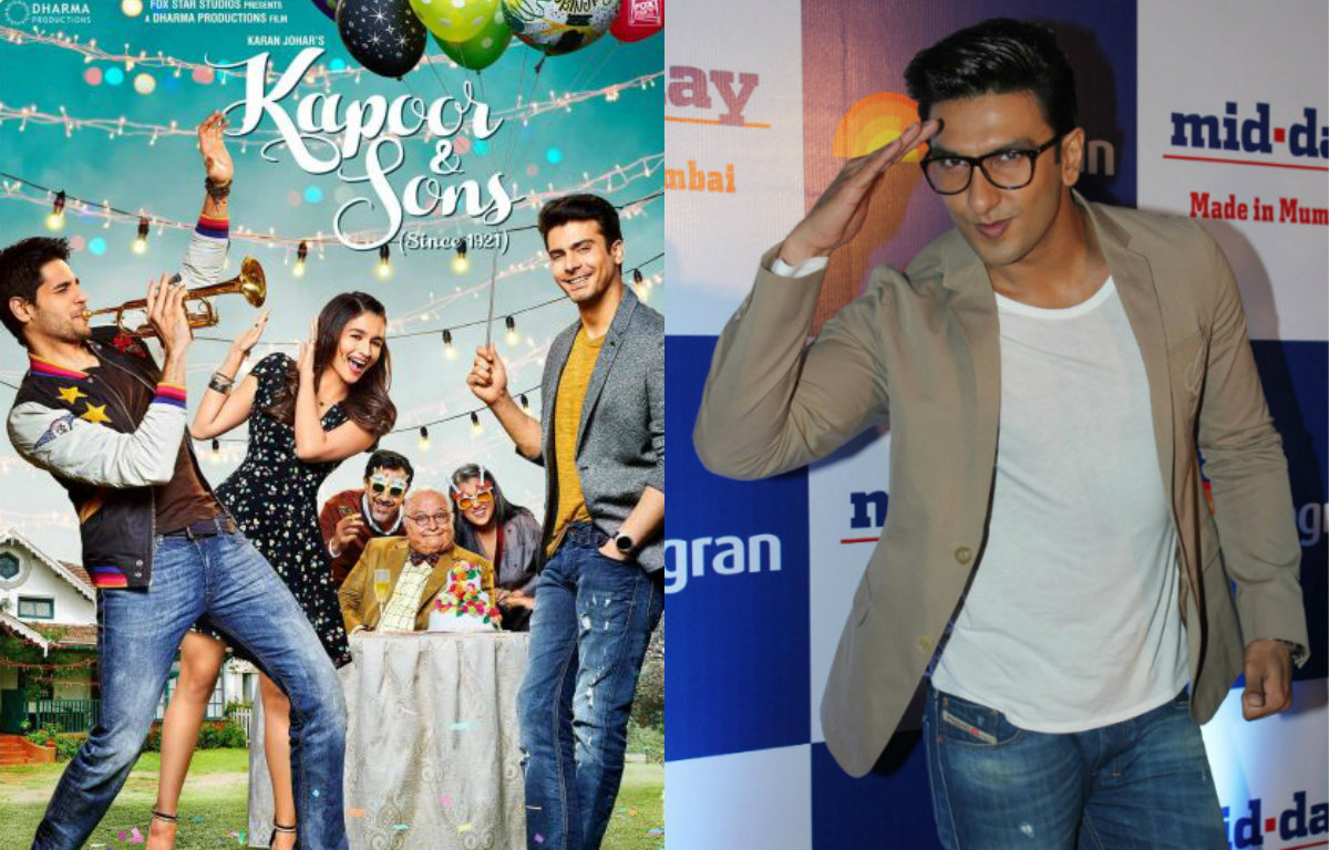 Ranveer Singh on 'Kapoor & Sons'