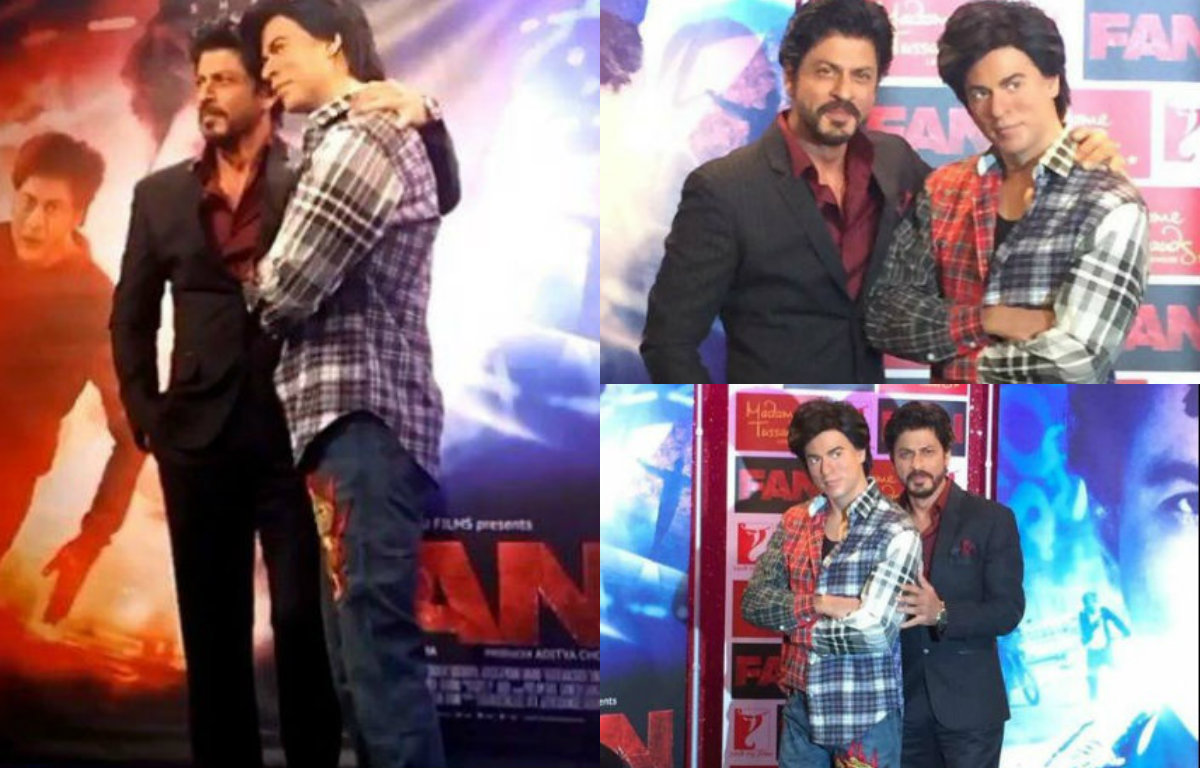 SRK and Gaurav Tussauds