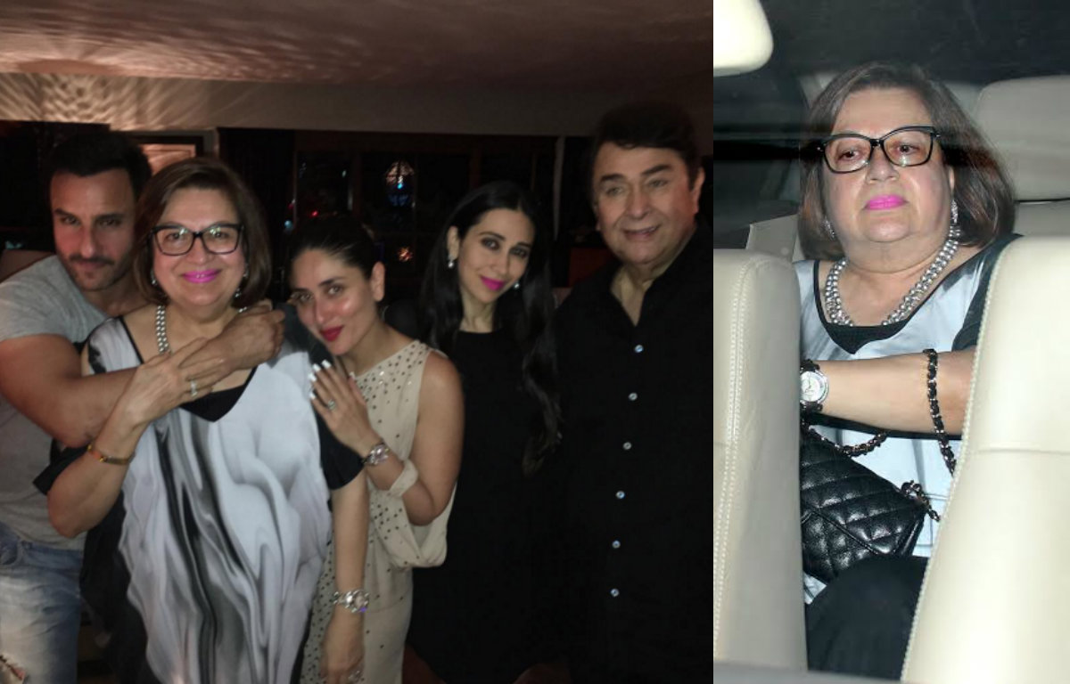 Saif Ali Khan, Kareena Kapoor and family celebrate Babita Kapoor's birthday
