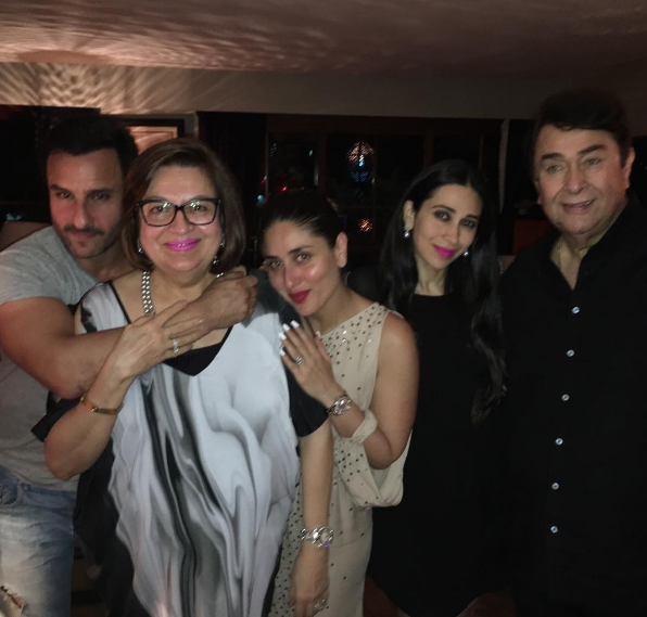 Saif Ali Khan with Kareena Kapoor and family!