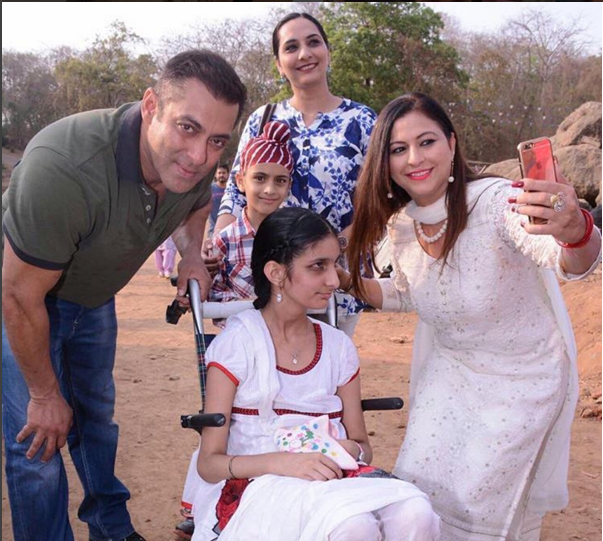 Salman Khan on sets of Sultan