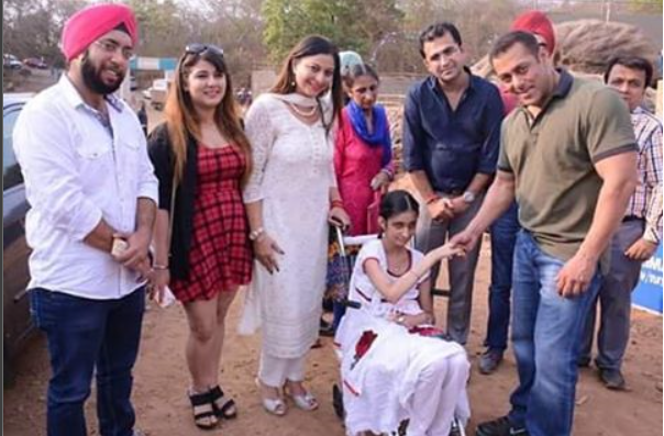 Salman Khan on sets of Sultan