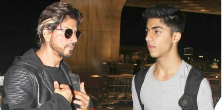 Shah Rukh Khan with Aryan Khan