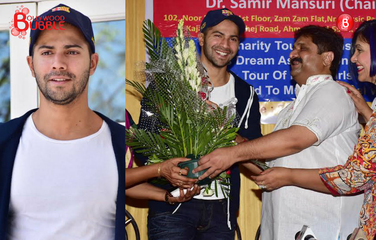 Varun Dhawan at a charity event for an NGO