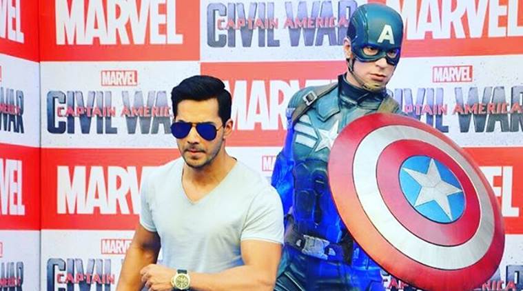 Varun Dhawan Captain America