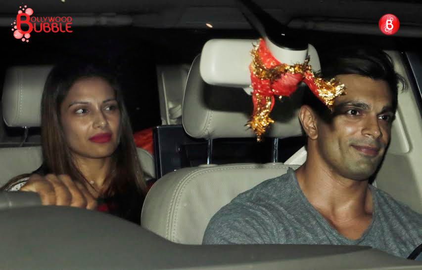 Karan Singh Grover and Bipasha Basu were spotted in Bandra