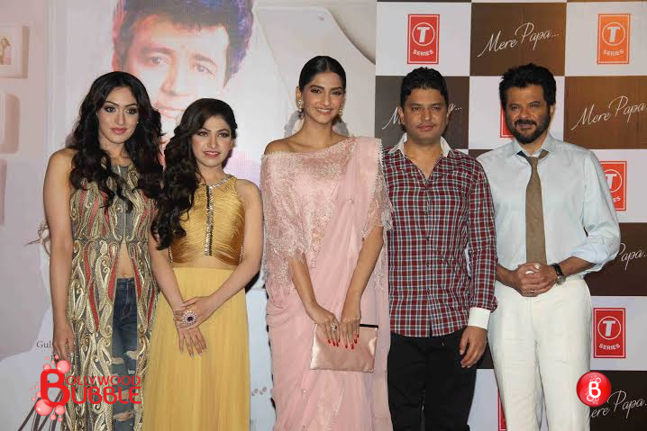 Anil Kapoor and Sonam Kapoor at Launch event of 'Mere Papa' song