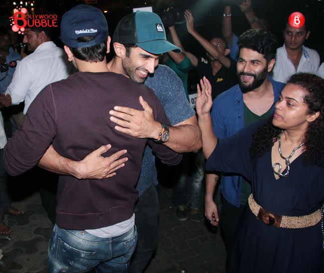 Ranbir Kapoor and Aditya Roy Kapur party with their friend Aarti Shetty
