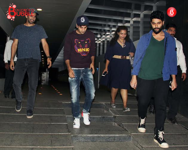 Ranbir Kapoor and Aditya Roy Kapur party with their friend Aarti Shetty