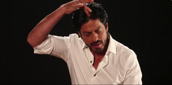 Shah Rukh Khan performing various challenges given by his fans