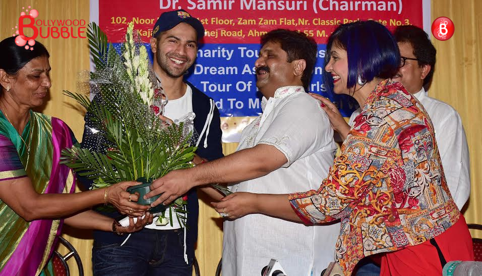 Varun Dhawan at a charity event for an NGO