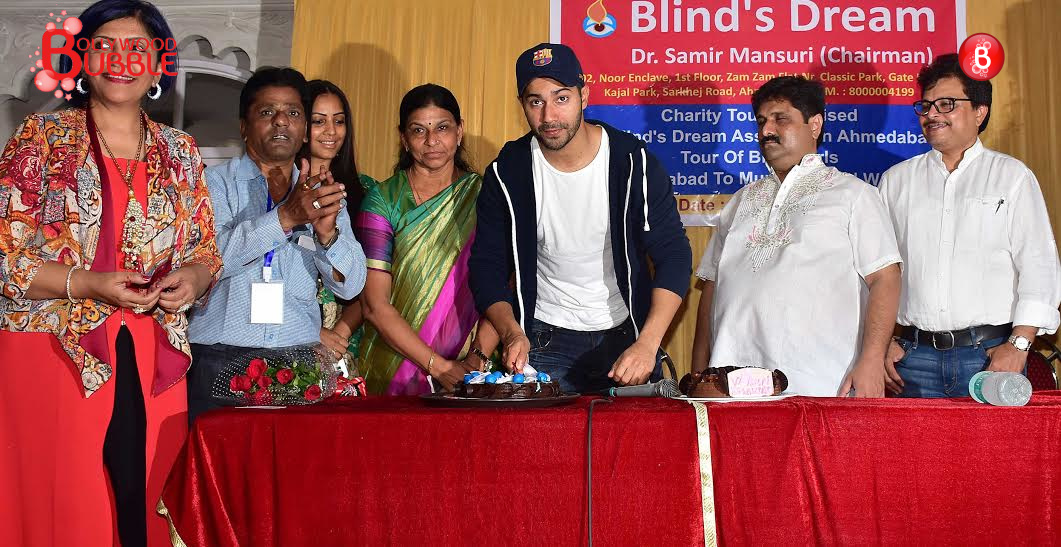 Varun Dhawan at a charity event for an NGO