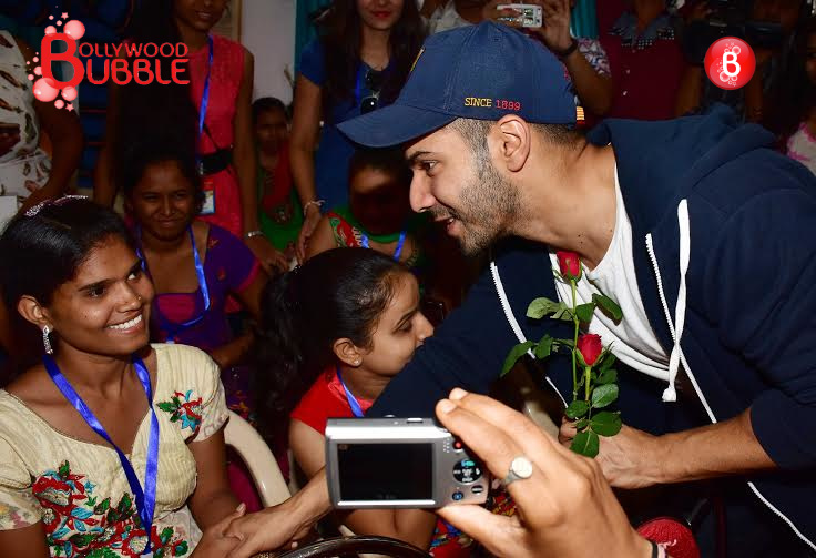 Varun Dhawan at a charity event for an NGO