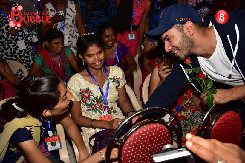 Varun Dhawan at a charity event for an NGO