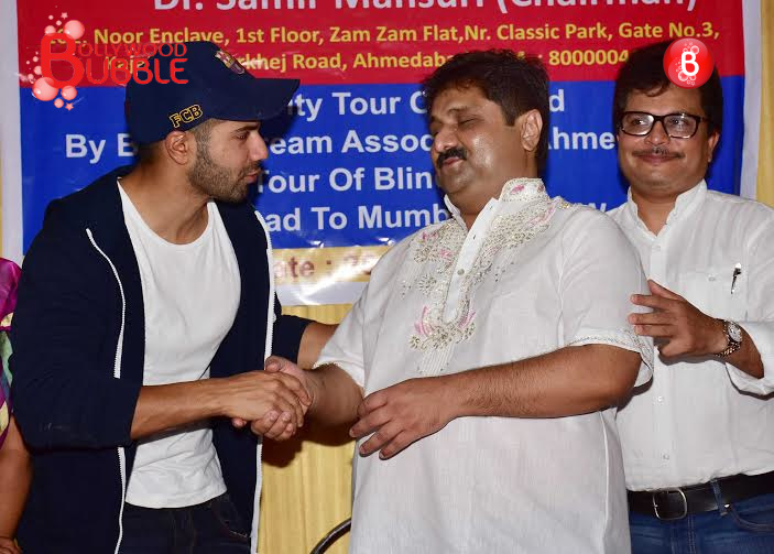 Varun Dhawan at a charity event for an NGO