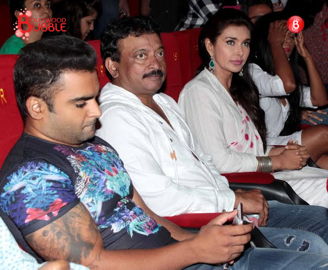 Ram Gopal Varma and team at the trailer launch event of 'Veerappan'