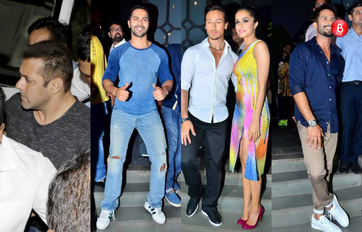 B-Town Celebs at the success party of Tiger Shroff's 'Baaghi'